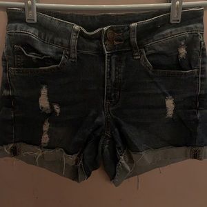 ripped jean shorts